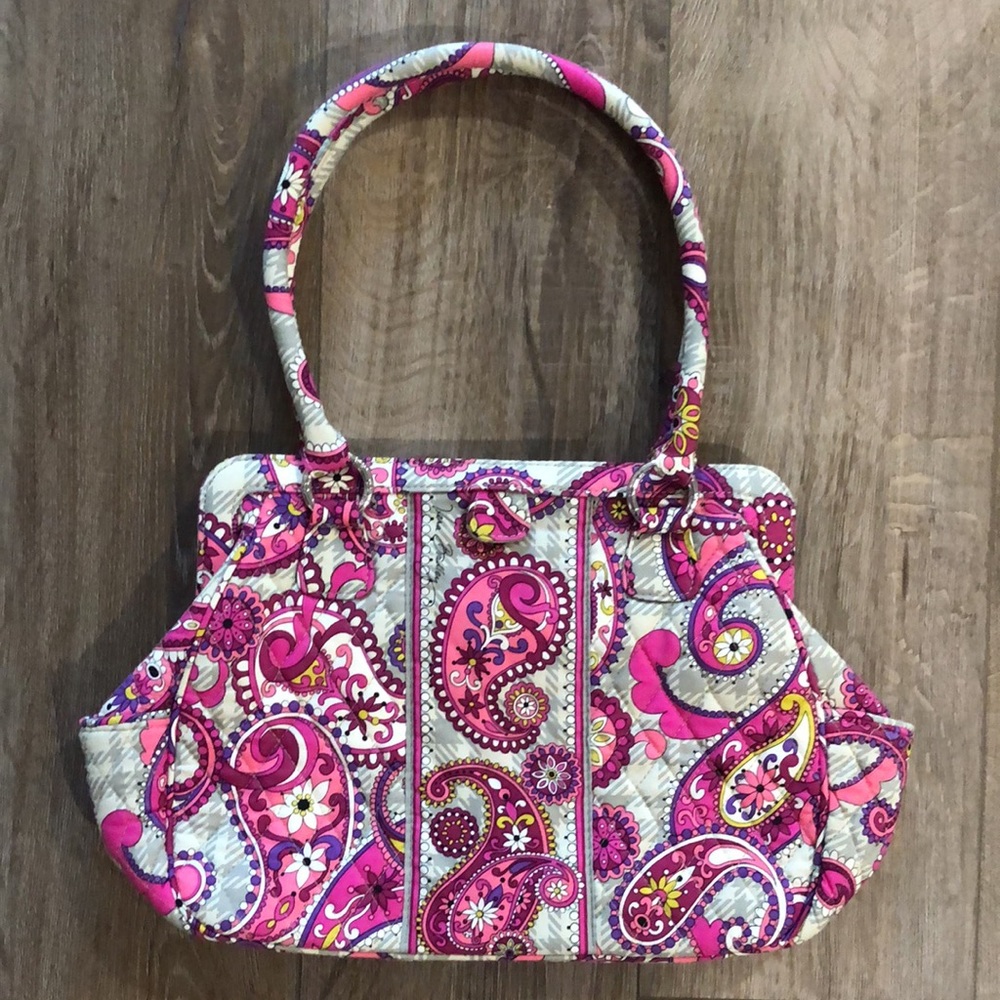 VERA BRADLEY Magnetic Top Shoulder Bag